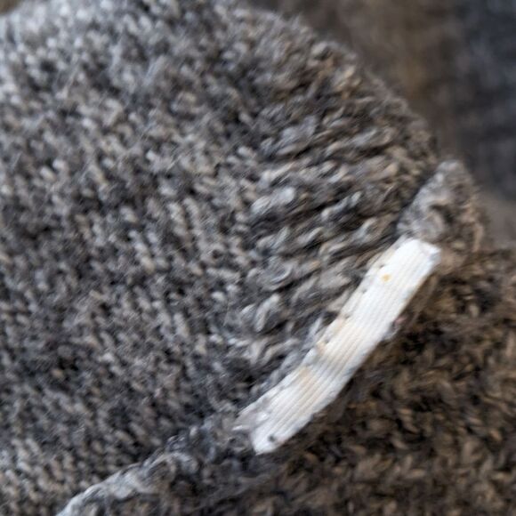 Calvin Klein Sweater Gray Knit Raglan Sleeve Round Neck Pullover Women's Small - Picture 9 of 9